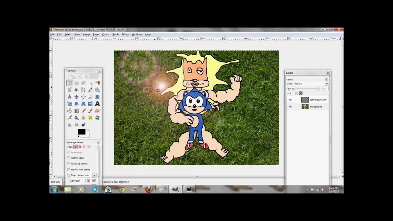 Me drawing A Bardonic (Bartleby x Sonic) Picture 2